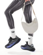 adidas Training cross body nylon bag in off white