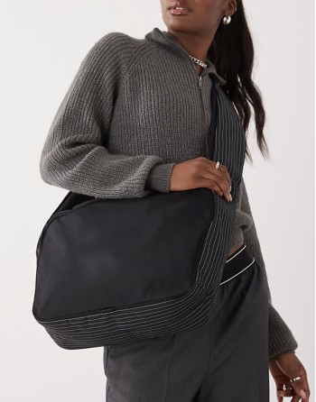 wabash cross body bag in black