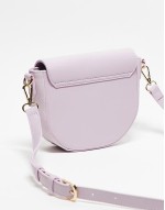 Valentino sylvia small flap crossbody bag in lilac