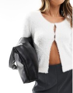 slouchy shopper bag in black