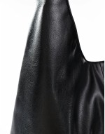 slouchy shopper bag in black