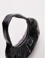 Samira scoop shoulder bag in black