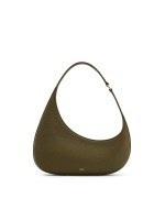 Harlee asymmetric  shoulder bag in olive green