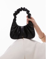 Gabbi ruched  handbag in black
