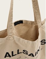 Underground unisex shopper tote bag in toffee brown