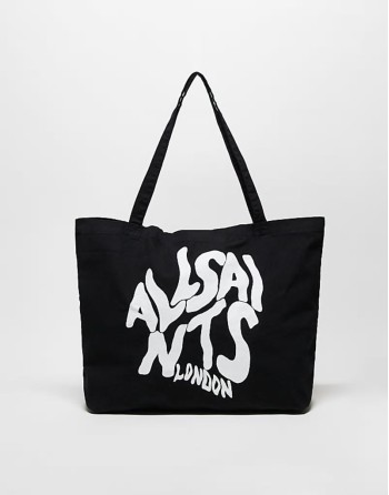 Orlando logo tote bag in black