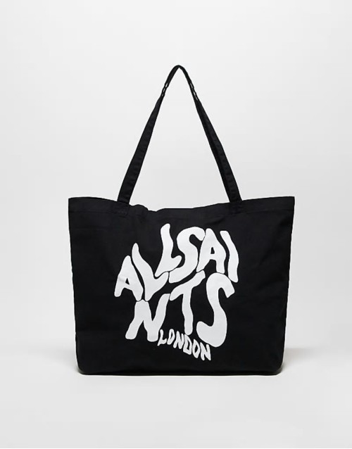 Orlando logo tote bag in black