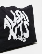 Orlando logo tote bag in black