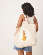 Isabelle Pennington-Edmead canvas bag in logo print